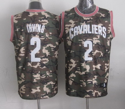 Cleveland Cavaliers #2 Kyrie Irving Camo Fashion Jerseys