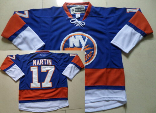 New York Islanders #17 Matt Martin Light Blue Jerseys