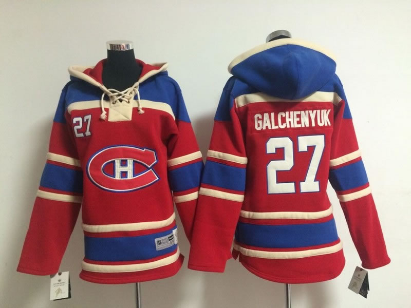 Youth Montreal Canadiens #27 Alex Galchenyuk Red Hoodie