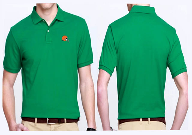 Cleveland Browns Players Performance Polo Shirt-Green