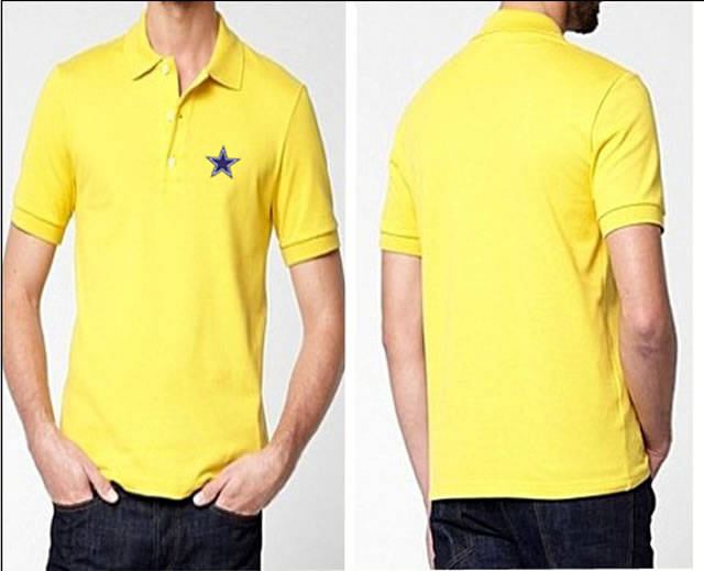 Dallas Cowboys Players Performance Polo Shirt-Yellow