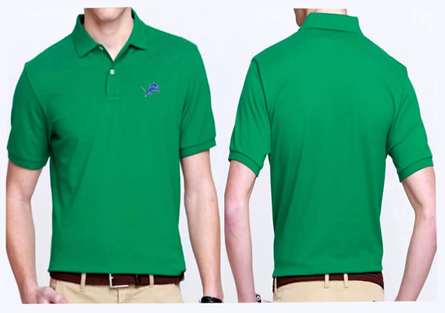 Detroit Lions Players Performance Polo Shirt-Green