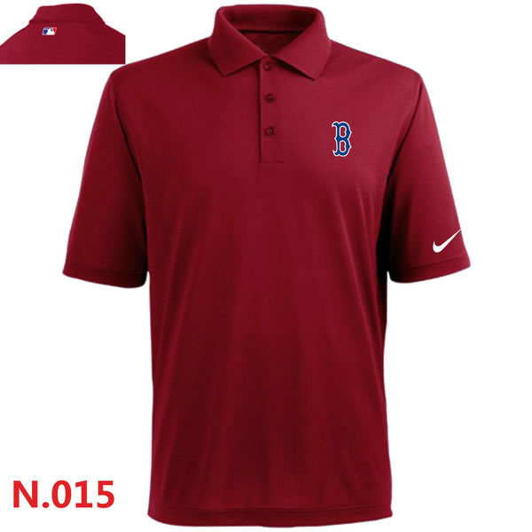 Nike Boston Red Sox 2014 Players Performance Polo Shirt-Red