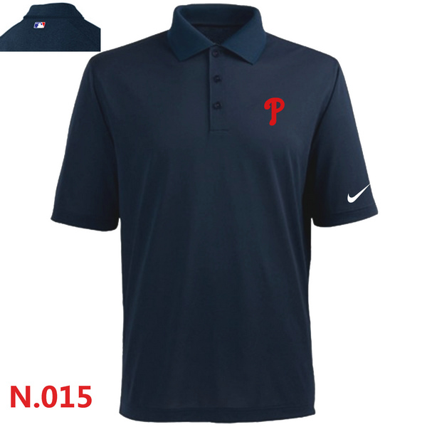 Nike Philadelphia Phillies 2014 Players Performance Polo Shirt-Dark Blue