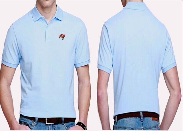 Tampa Bay Buccaneers Players Performance Polo Shirt-Sky Blue
