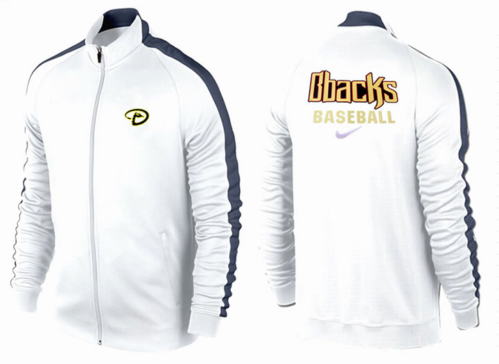 MLB Arizona Diamondbacks Team Logo 2015 Men Baseball Jacket (11)