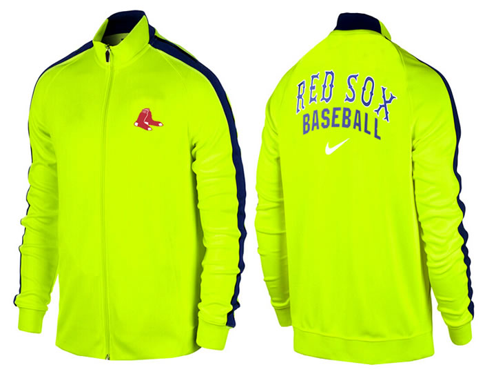 MLB Boston Red Sox Team Logo 2015 Men Baseball Jacket (14)