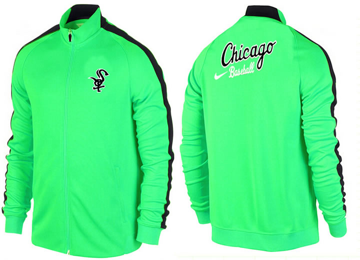 MLB Chicago White Sox Team Logo 2015 Men Baseball Jacket (18)