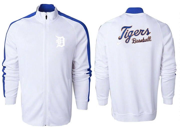MLB Detroit Tigers Team Logo 2015 Men Baseball Jacket (3)