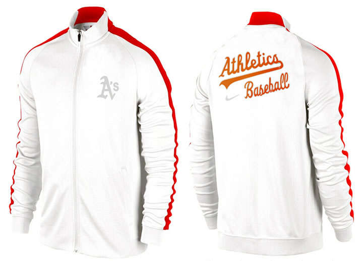 MLB Oakland Athletics Team Logo 2015 Men Baseball Jacket (10)
