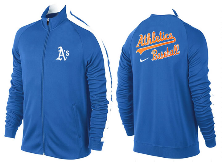 MLB Oakland Athletics Team Logo 2015 Men Baseball Jacket (16)