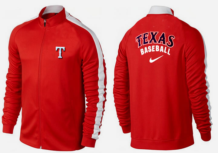 MLB Texas Rangers Team Logo 2015 Men Baseball Jacket (11)