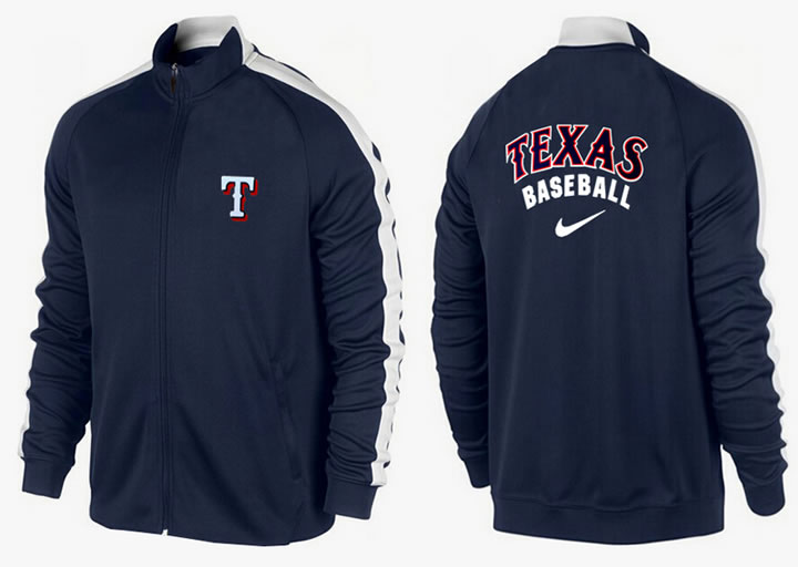 MLB Texas Rangers Team Logo 2015 Men Baseball Jacket (13)