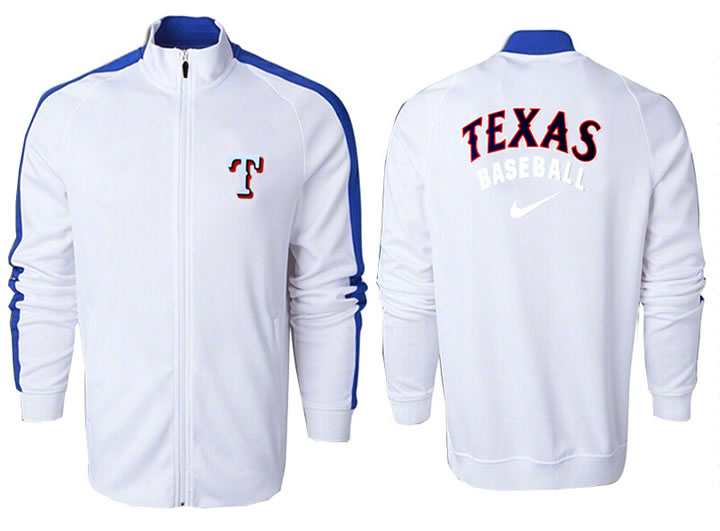 MLB Texas Rangers Team Logo 2015 Men Baseball Jacket (3)