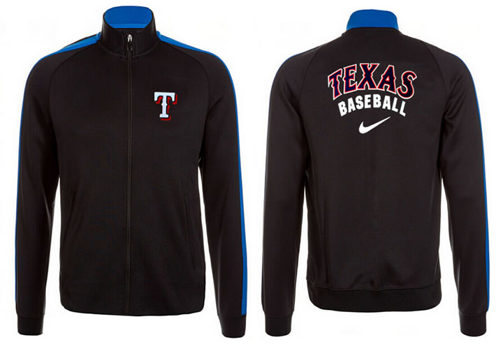 MLB Texas Rangers Team Logo 2015 Men Baseball Jacket (5)