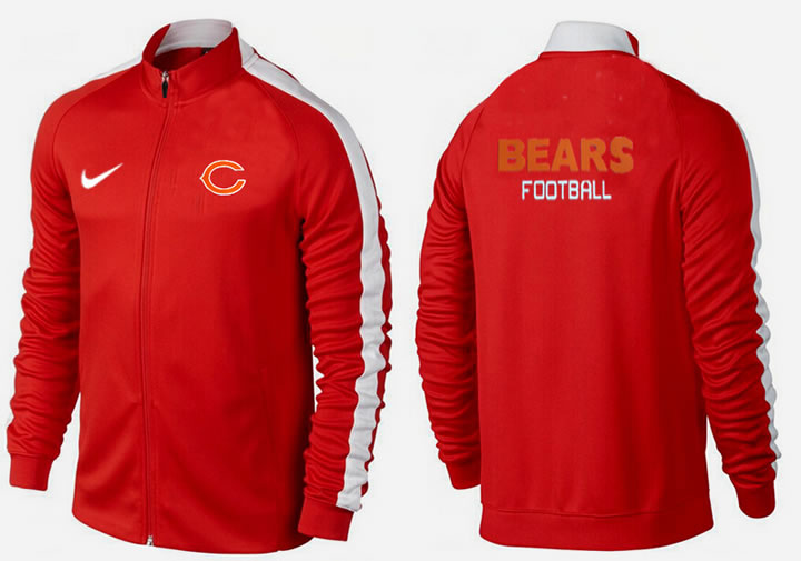 NFL Chicago Bears Team Logo 2015 Men Football Jacket (11)