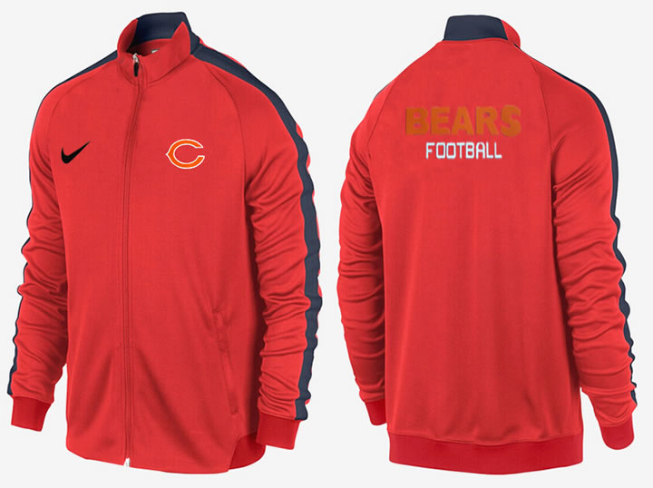 NFL Chicago Bears Team Logo 2015 Men Football Jacket (12)