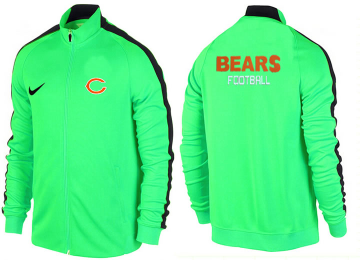 NFL Chicago Bears Team Logo 2015 Men Football Jacket (18)