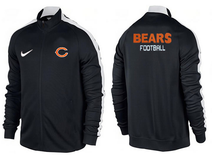 NFL Chicago Bears Team Logo 2015 Men Football Jacket (6)