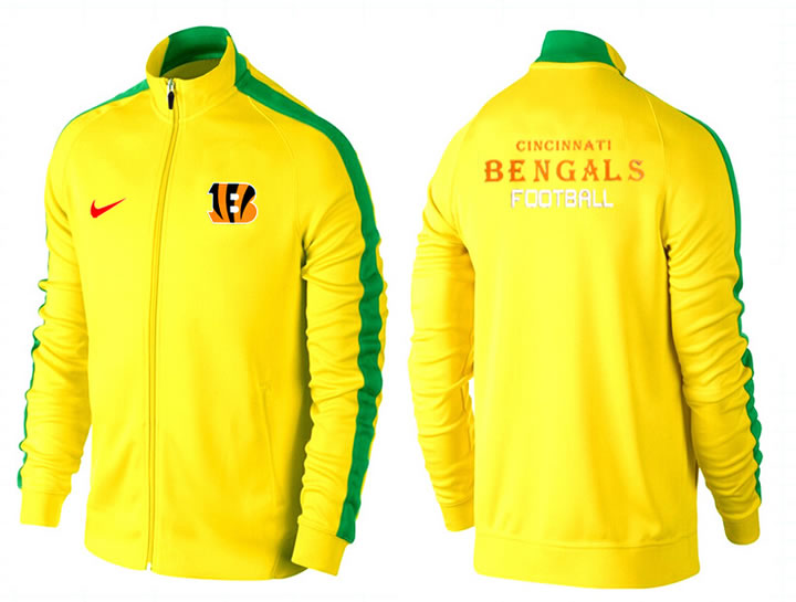 NFL Cincinnati Bengals Team Logo 2015 Men Football Jacket (4)