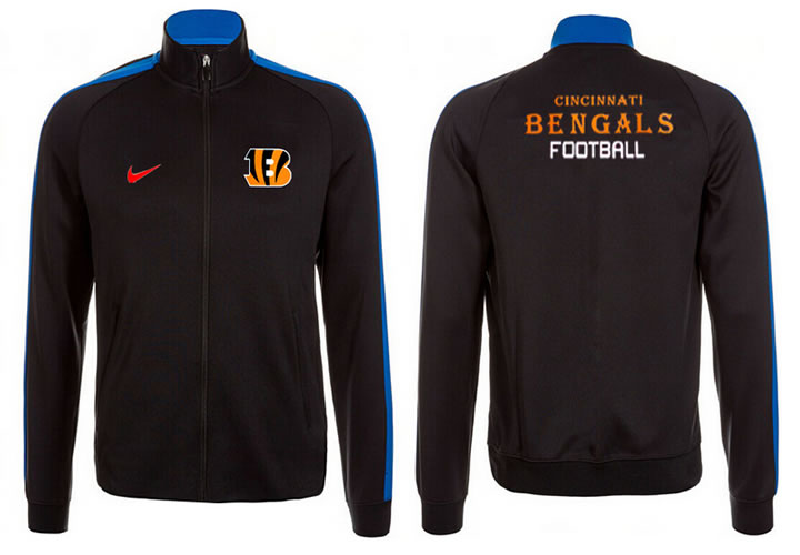 NFL Cincinnati Bengals Team Logo 2015 Men Football Jacket (5)