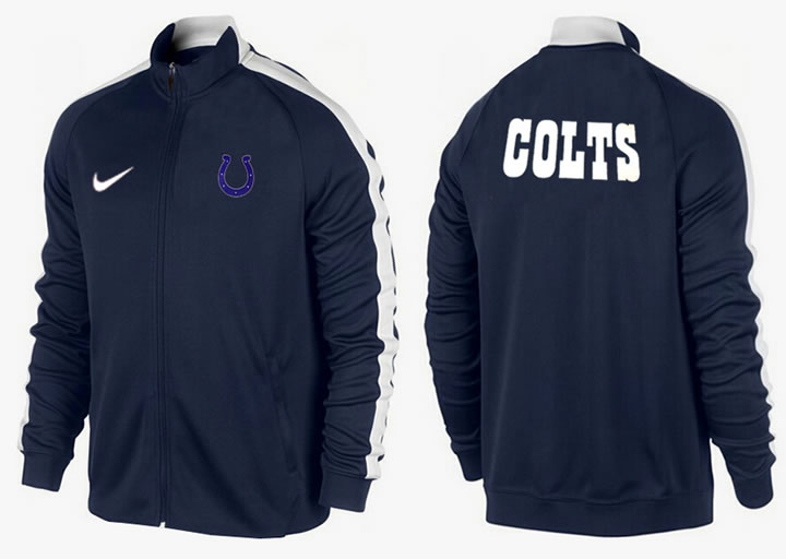NFL Indianapolis Colts Team Logo 2015 Men Football Jacket (32)