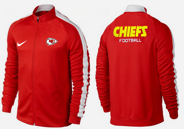 NFL Kansas City Chiefs Team Logo 2015 Men Football Jacket (11)