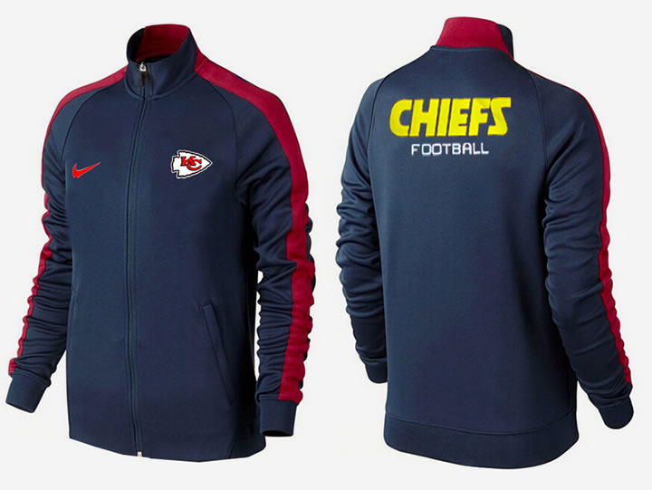 NFL Kansas City Chiefs Team Logo 2015 Men Football Jacket (19)