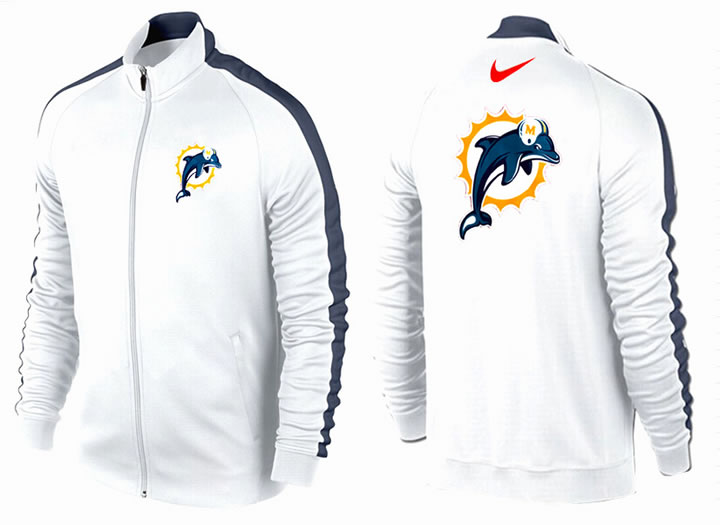 NFL Miami Dolphins Team Logo 2015 Men Football Jacket (2)