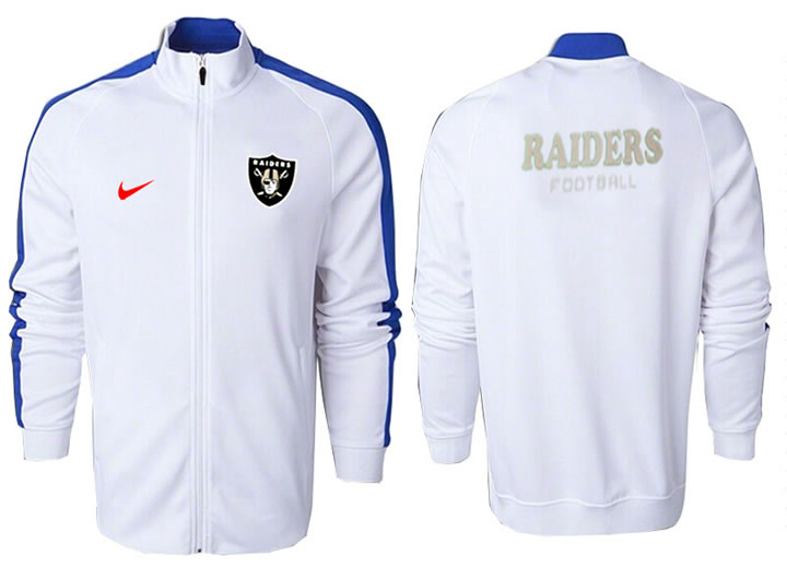 NFL Oakland Raiders Team Logo 2015 Men Football Jacket (22)