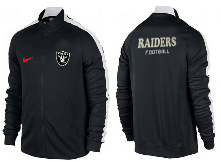 NFL Oakland Raiders Team Logo 2015 Men Football Jacket (25)