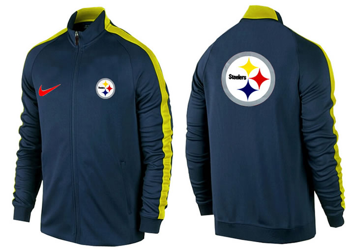 NFL Pittsburgh Steelers Team Logo 2015 Men Football Jacket (1)
