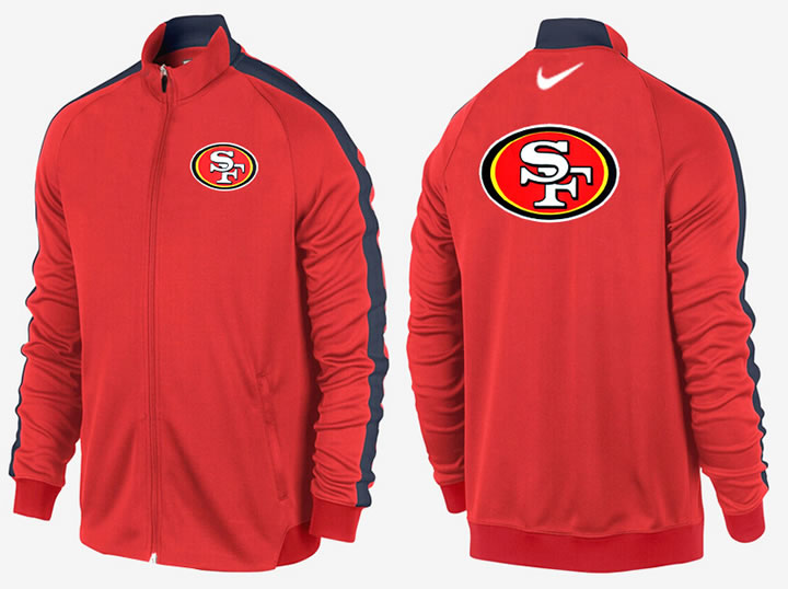 NFL San Francisco 49ers Team Logo 2015 Men Football Jacket (12)