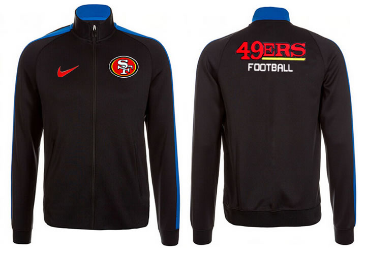 NFL San Francisco 49ers Team Logo 2015 Men Football Jacket (24)