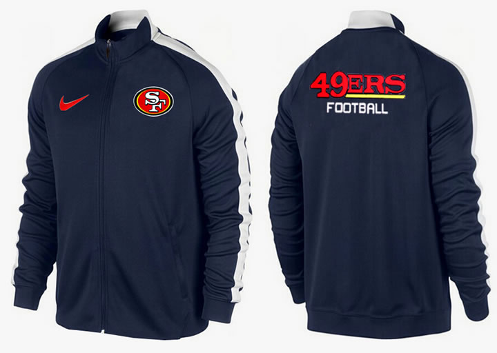 NFL San Francisco 49ers Team Logo 2015 Men Football Jacket (32)
