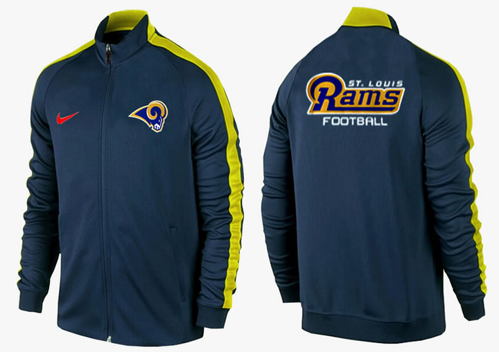 NFL St Louis Rams Team Logo 2015 Men Football Jacket (15)