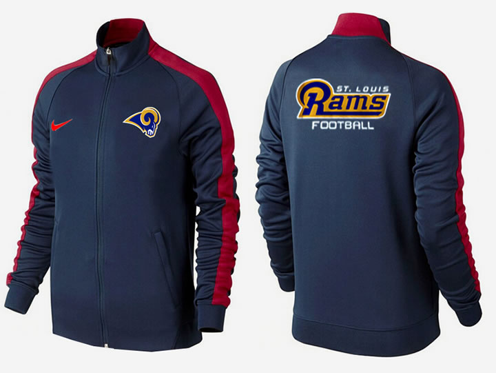 NFL St Louis Rams Team Logo 2015 Men Football Jacket (19)