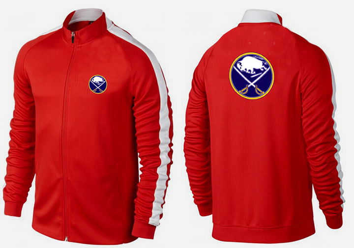 NHL Buffalo Sabres Team Logo 2015 Men Hockey Jacket (11)