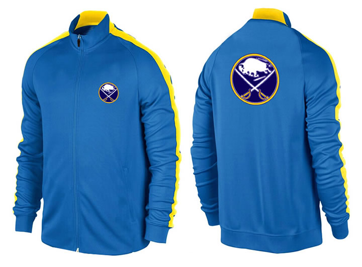 NHL Buffalo Sabres Team Logo 2015 Men Hockey Jacket (17)