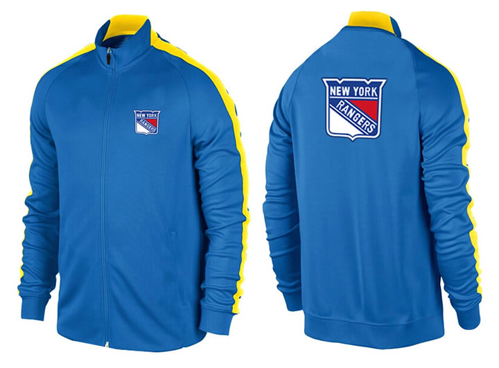 NHL New York Rangers Team Logo 2015 Men Hockey Jacket (17)