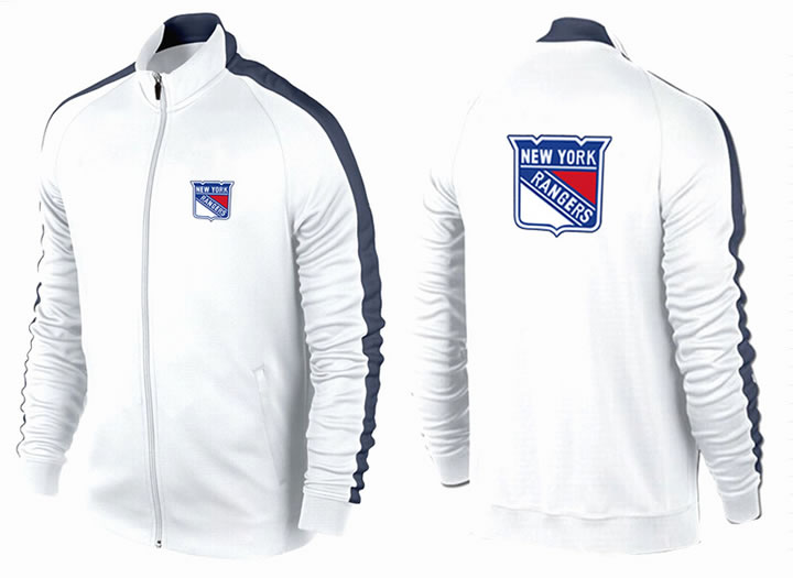 NHL New York Rangers Team Logo 2015 Men Hockey Jacket (2)