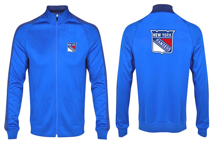 NHL New York Rangers Team Logo 2015 Men Hockey Jacket (9)