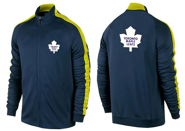 NHL Toronto Maple Leafs Team Logo 2015 Men Hockey Jacket (1)