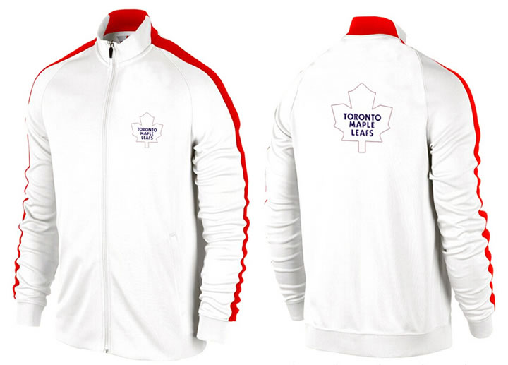 NHL Toronto Maple Leafs Team Logo 2015 Men Hockey Jacket (10)