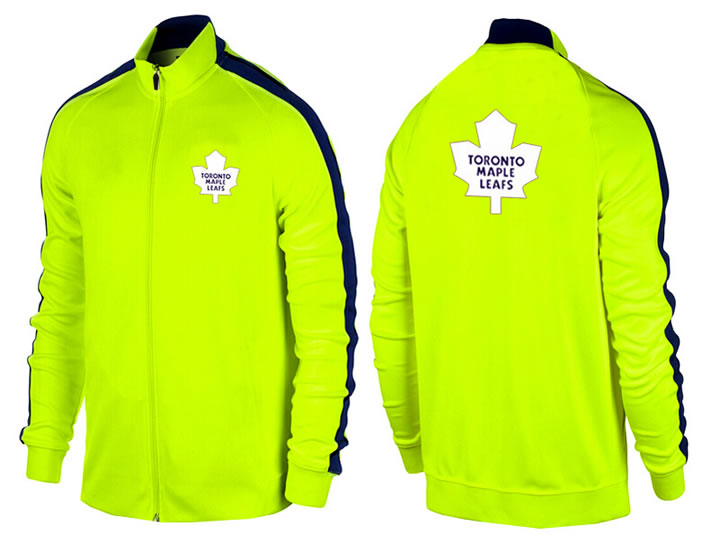 NHL Toronto Maple Leafs Team Logo 2015 Men Hockey Jacket (14)