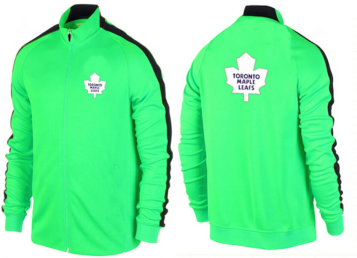 NHL Toronto Maple Leafs Team Logo 2015 Men Hockey Jacket (18)