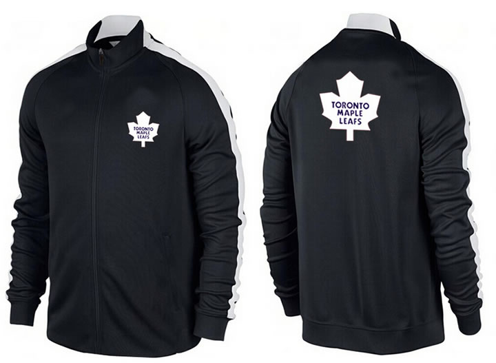 NHL Toronto Maple Leafs Team Logo 2015 Men Hockey Jacket (6)