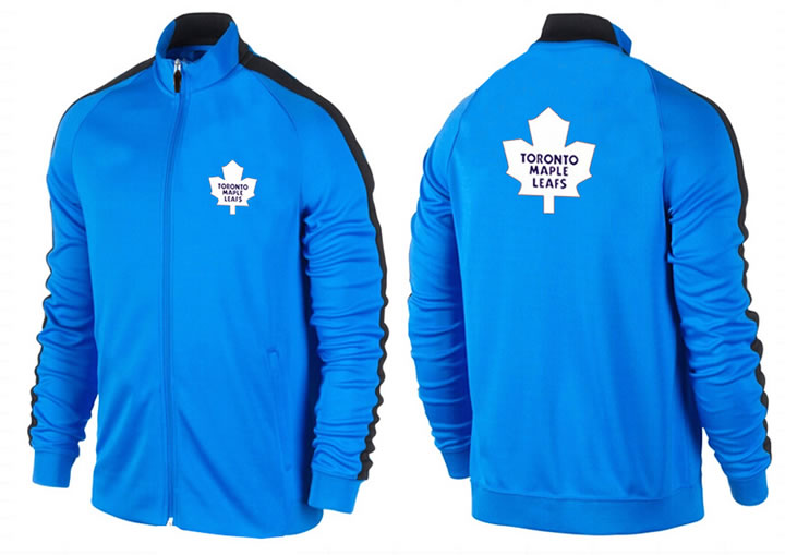 NHL Toronto Maple Leafs Team Logo 2015 Men Hockey Jacket (8)