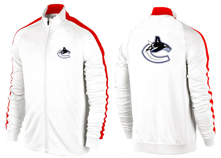 NHL Vancouver Canucks Team Logo 2015 Men Hockey Jacket (10)