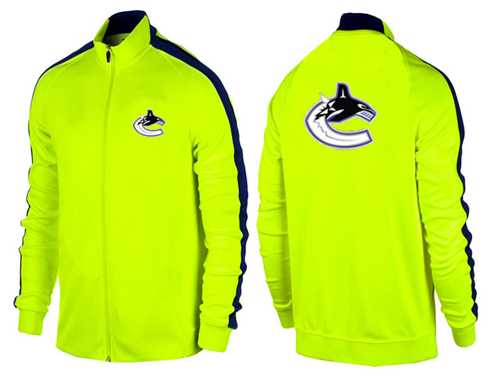 NHL Vancouver Canucks Team Logo 2015 Men Hockey Jacket (14)